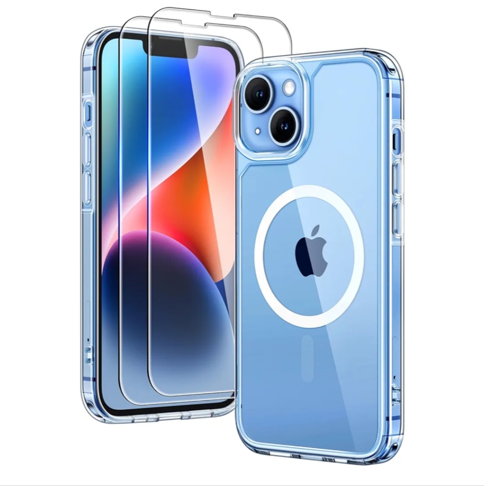 NIB Tauri for iPhone 14 Plus Clear Magnetic Case